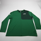 New York Jets Nike NFL On Field Long Sleeve Shirt Men's Green Used XXL TOPS-171775