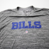 Buffalo Bills Nike NFL On Field Nike Tee Short Sleeve Shirt Men's Gray Used XXL TOPS-172653