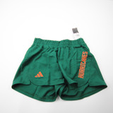 Miami Hurricanes adidas Practice Shorts Women's Green New-SHOR-037260