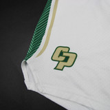 Cal Poly Mustangs adidas Practice Shorts Men's White Used Multiple Sizes SHOR-037245