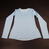 Nike Pro Dri-Fit Long Sleeve Shirt Women's Light Blue New without Tags-TOPS-172806