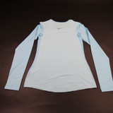 Nike Pro Dri-Fit Long Sleeve Shirt Women's Light Blue New without Tags-TOPS-172806
