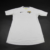 Jacksonville Jaguars Nike NFL On Field Short Sleeve Shirt Men's White Used L-TOPS-172093