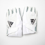 adidas adizero Gloves - Receiver Men's White/Gray New with Tags L-EQPT-006523
