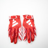 adidas adizero Gloves - Receiver Men's Red/White New without Tags-EQPT-006525