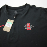 San Diego State Aztecs Nike Dri-Fit Pullover Men's Black New with Tags XL TOPS-171200