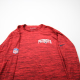 New England Patriots Nike NFL On Field Long Sleeve Shirt Men's Used Red/Heather L-TOPS-172992