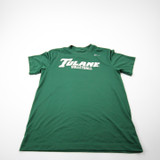 Tulane Green Wave Nike Dri-Fit Short Sleeve Shirt Men's Green Used M-TOPS-172816