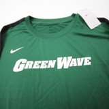 Tulane Green Wave Nike Dri-Fit Long Sleeve Shirt Men's Green New XL-TOPS-172805