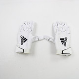 adidas adizero Gloves - Receiver Unisex White/Black New with Tags M-EQPT-006498