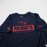 New England Patriots Nike NFL On Field Short Sleeve Shirt Men's Navy New XL-TOPS-172911