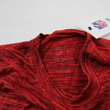 New England Patriots Nike NFL On Field Short Sleeve Shirt Men's New Red/Heather L-TOPS-172929