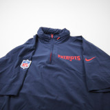 New England Patriots Nike NFL On Field Pullover Men's Navy Used-TOPS-173066