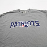 New England Patriots Comfort Colors Short Sleeve Shirt Men's Dark Gray New XL-TOPS-173257