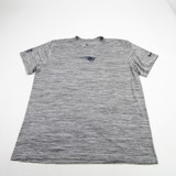 New England Patriots Nike NFL On Field Short Sleeve Shirt Men's New Dark Gray/Heather XL-TOPS-173258