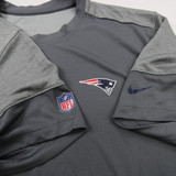 New England Patriots Nike NFL On Field Short Sleeve Shirt Men's Used Dark Gray/Gray 4XL-TOPS-173295
