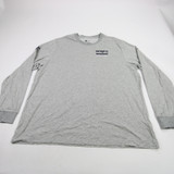 New England Patriots Nike NFL On Field Long Sleeve Shirt Men's Gray Used 3XL-TOPS-173303