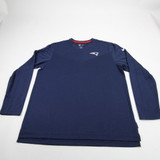 New England Patriots Nike NFL On Field Long Sleeve Shirt Men's Navy New XL-TOPS-173063
