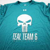 Coastal Carolina Chanticleers Under Armour Short Sleeve Shirt Men's New Teal/White-TOPS-172023