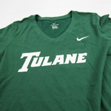 Tulane Green Wave Nike Nike Tee Short Sleeve Shirt Women's Dark Green Used M-TOPS-173169