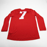 Fresno State Bulldogs adidas Aeroready Short Sleeve Shirt Men's Red Used L-TOPS-173410