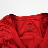Fresno State Bulldogs adidas Aeroready Short Sleeve Shirt Men's Red Used L-TOPS-173410