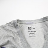 New England Patriots Nike NFL On Field Short Sleeve Shirt Men's Gray Used 3XL-TOPS-173324