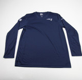 New England Patriots Nike NFL On Field Long Sleeve Shirt Men's Navy Used-TOPS-173338