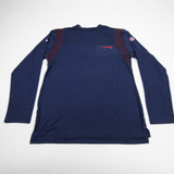 New England Patriots Nike NFL On Field Long Sleeve Shirt Men's Navy/Red Used M-TOPS-173349
