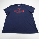 New England Patriots Nike NFL On Field Short Sleeve Shirt Men's Navy Used 3XL-TOPS-173350