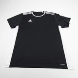adidas Aeroready Short Sleeve Shirt Men's Black/White Used XL-TOPS-173458
