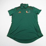 Miami Hurricanes adidas Polo Women's Green New S-TOPS-173468