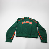 Miami Hurricanes adidas Jacket Women's Green New with Tags Multiple Sizes TOPS-173368