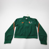 Miami Hurricanes adidas Jacket Women's Green New with Tags Multiple Sizes TOPS-173368
