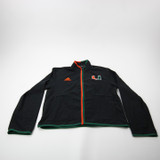 Miami Hurricanes adidas Jacket Women's Black New without Tags M TOPS-173438