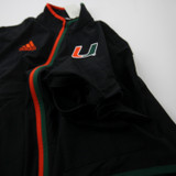 Miami Hurricanes adidas Jacket Women's Black New with Tags Multiple Sizes TOPS-173360