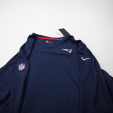 New England Patriots Nike NFL On Field Long Sleeve Shirt Men's Navy New-TOPS-173067