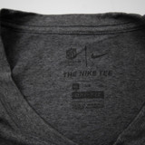 New England Patriots Nike NFL On Field Short Sleeve Shirt Men's Dark Gray New 4XL-TOPS-173248