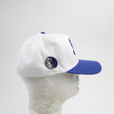 Dallas Mavericks Seen Snap-Back Hat Unisex White/Navy Used OSFM-HATS-016037