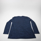 New England Patriots Nike NFL On Field Long Sleeve Shirt Men's New Navy/Heather XL-TOPS-172953