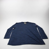 New England Patriots Nike NFL On Field Long Sleeve Shirt Men's New Navy/Heather-TOPS-172954