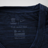 New England Patriots Nike NFL On Field Long Sleeve Shirt Men's New Navy/Heather-TOPS-172947