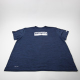 New England Patriots Nike NFL On Field Short Sleeve Shirt Men's New Navy/Heather 4XL-TOPS-172964