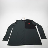New England Patriots Nike NFL On Field Long Sleeve Shirt Women's New Dark Gray/Black XL-TOPS-173138