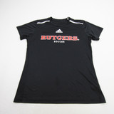 Rutgers Scarlet Knights adidas Short Sleeve Shirt Women's Black Used M-TOPS-173769