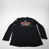 Rutgers Scarlet Knights adidas Aeroready Long Sleeve Shirt Men's Black Used L-TOPS-173879