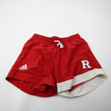 Rutgers Scarlet Knights adidas Practice Shorts Women's Red Used M SHOR-037476