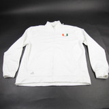 Miami Hurricanes adidas COLD.RDY Pullover Women's White New with Tags XXL TOPS-173852