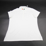 Miami Hurricanes adidas Aeroready Polo Women's New with Tags Multiple Sizes TOPS-173866