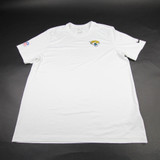 Jacksonville Jaguars Nike NFL On Field Dri-Fit Short Sleeve Shirt Men's Used White XL-TOPS-174030